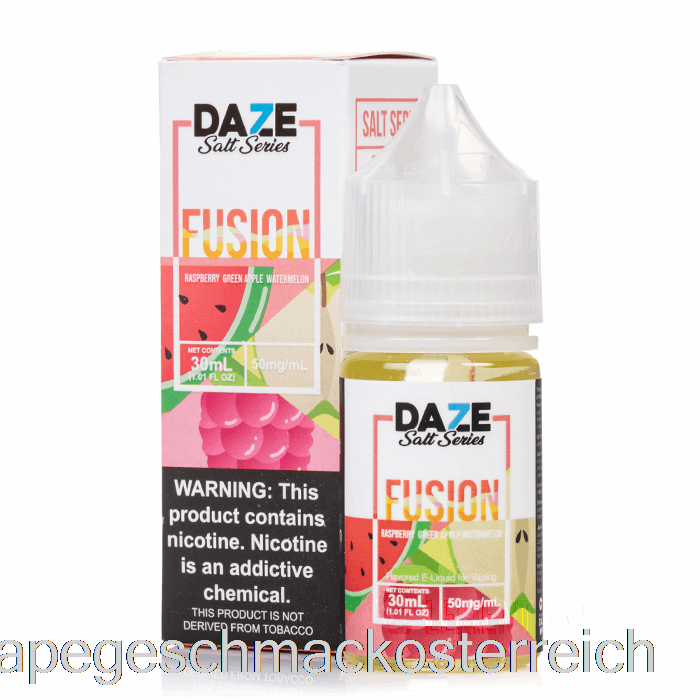 Himbeere, Grüner Apfel, Wassermelone – 7 Daze Fusion Salt – 30 Ml, 50 Mg Vape-Geschmack